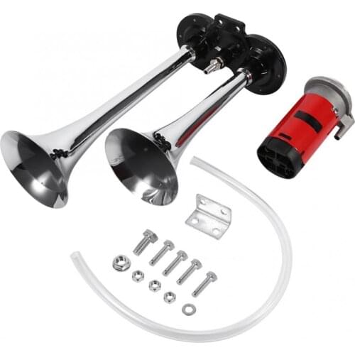 Car Air Horn 150dB Compressed Air Horn Air Horn Fanfare 2-tone Supercharged for Truck Ship SG Auto Accessories