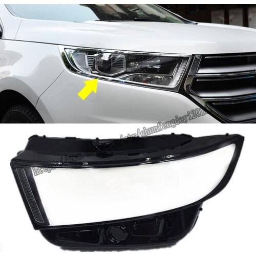 For Ford Edge 2015 2016 2017 2018 Headlight Headlamp Lens Cover Right&Left 2pcs high quality Car modification accessories