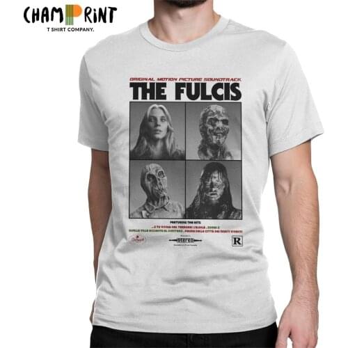 Zombie Flesh Eaters The Fulcis T-Shirts for Men Goatess Doomwych Novelty 100% Cotton Tee Shirt Round Neck Short Sleeve T Shirt