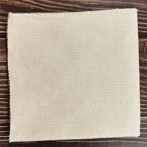 Cotton Embroidery Fabric Monks Cloth DIY Cross Stitch Canvas Fabric DIY Handcraft Supplies for Punch Needle Stitching
