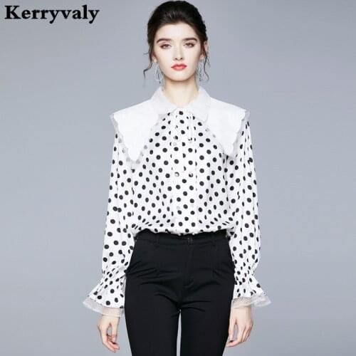 Женские белые рубашки Kerryvaly China At AliExpress