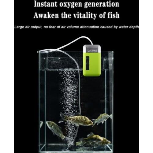 Outdoor Fishing Oxygen Pump Water Absorber Accessories 3 Modes Small Portable Smart Durable Automatic Induction LED Lighting