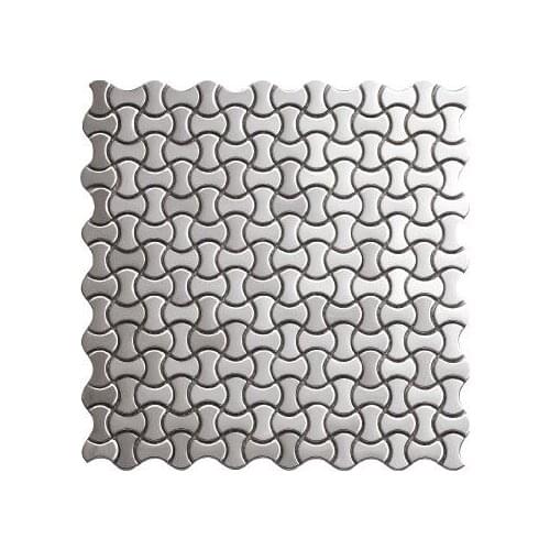 New style stainless steel metal mosaic tile kitchen backsplash bathroom shower background decorative livingroom wall paper tiles