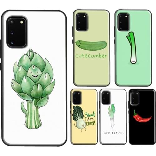 Cute Corn Vegetables Veggies Fundas For Samsung Galaxy S21 Ultra S20 FE S8 S9 S10 Note 10 Plus 9 Note 20 Ultra Case