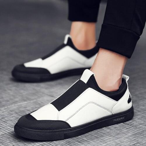 Fashion hot-selling brand mens shoes spring 2020 new casual shoes simple lightweight comfortable breathable without laces
