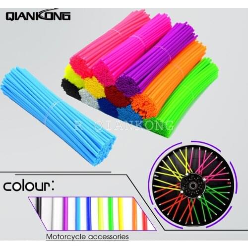 Motocross Spoke Skins Wheel Rim Spoke Covers For kawasaki kx CRF YZ for KLX250 KLX 250 for EXC EXCF EXC F 125 250 300 450