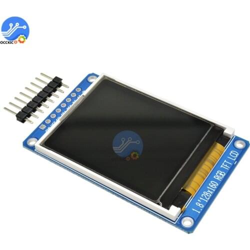 1.8" 1.8 inch 128x160 SPI Full Color TFT LCD Display 128*160 Module ST7735S 3.3V Replace OLED Power Supply For Arduino DIY KIT