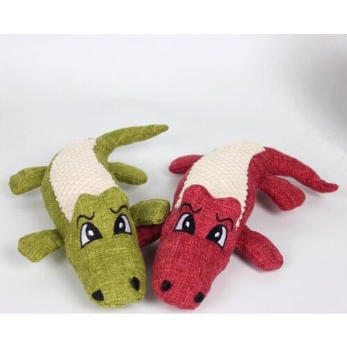 18 Styles Pet Dog Toy Linen Plush Animal Toy Dog Chew Squeaky Cleaning Teeth Toy Chew Training Supplies for Small Dogs