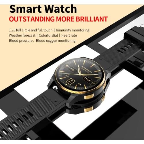 The New Smart Bracelet Round Color Screen True Heart Rate IP68 Waterproof Bluetooth Call Function for IOS Android System
