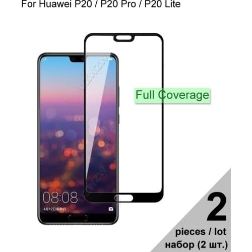 Protective Glass For Huawei P20 Lite / P20 Pro / P20 Full Coverage Tempered Glass For Huawei P20 Pro Lite