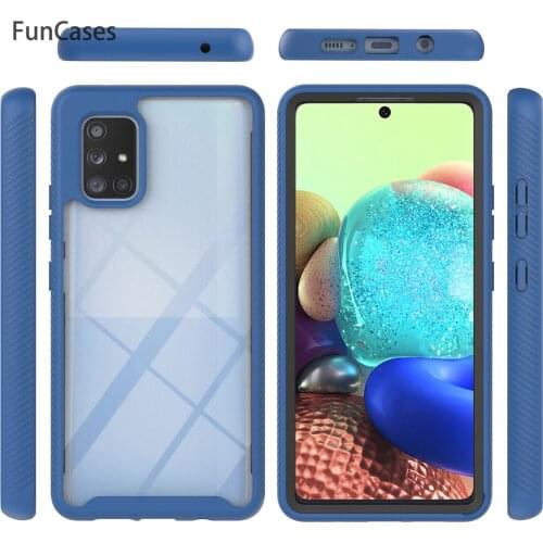 Front Back Protection Screen Protector Phone Cases For Samsung A51 Covers Cellphone Galaxy A515 A52 A71 5G S21 A32 A72 Plus A51