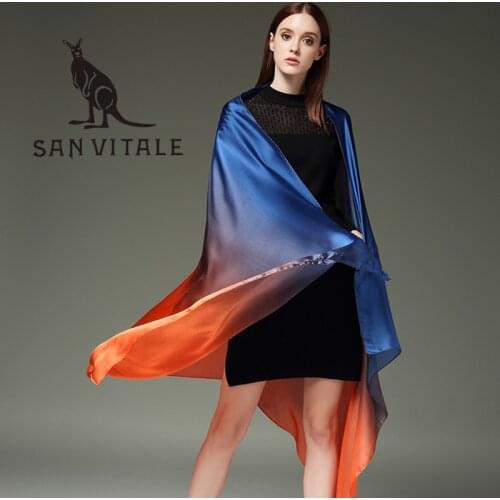 Scarves WomenS Silk Scarf For Ladies Hijab Beige High Quality Women Fashion 2018 Polka Dots Luxury Brand Bohemian Crinkle Hijab