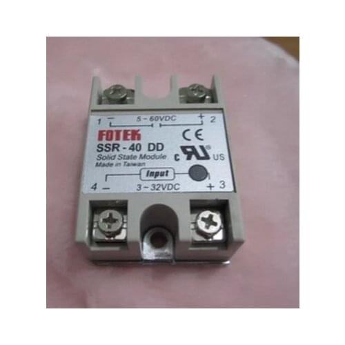1pcs Solid State Relay SSR-40DD DC-DC 40A 3-32VDC/5-60VDC