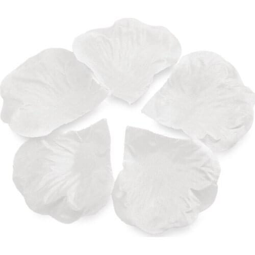 1000X Artificial Silk Rose Petal Confetti Wedding Birthday Party Decoration White