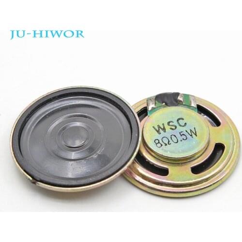 20pcs 0.5W 0.5Watt 8R 26MM mini Round Speaker Diameter thickness 5MM Small Horn Doorbell Speaker