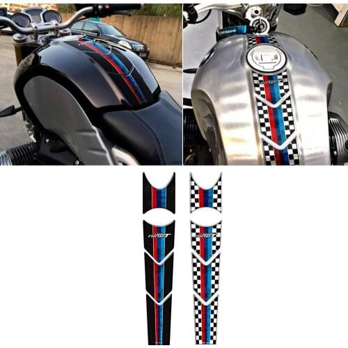 3D Resin Tank Pad Oil Decal Case For BMW Retro Racer R Nine T 2014-2018 Motorcycle Protector Sticker