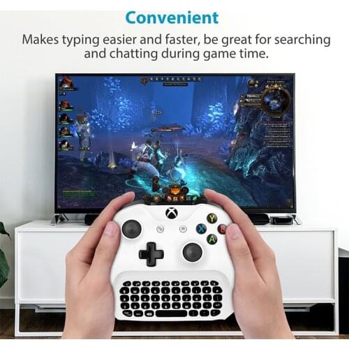 Game Accessories for XBox One/XBox One S Controller Wireless Chatpad XBox One/S 2.4G Receiver Wireless Keyboard for Xbox One/S