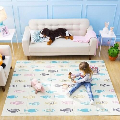 Baby Toys Waterproof Play Mat XPE Foam Puzzle Soft Floor Playmat Foldable Crawling Carpet Kids Game Activity Rug Developing Mats