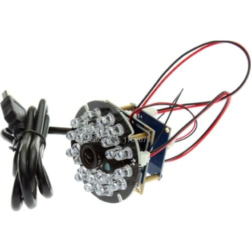 Full Hd IR USB Webacm 2.0Megapixel 1920*1080 CMOS OV2710 mini IR cut & IR LED board infrared usb camera module