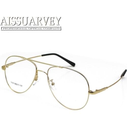Round Metal Memory Eyeglasses Frames Men Women Vintage Fashion Brand Designer Glasses Prescription Flexible Eyewear Goggles Big