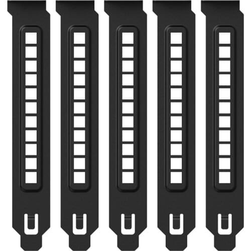 5 Pcs PCI Slot Cover / PCI Slot Cover Dust Filter Blanking Board Cooling Fan Dust Filter Ventilation PC Computer Case