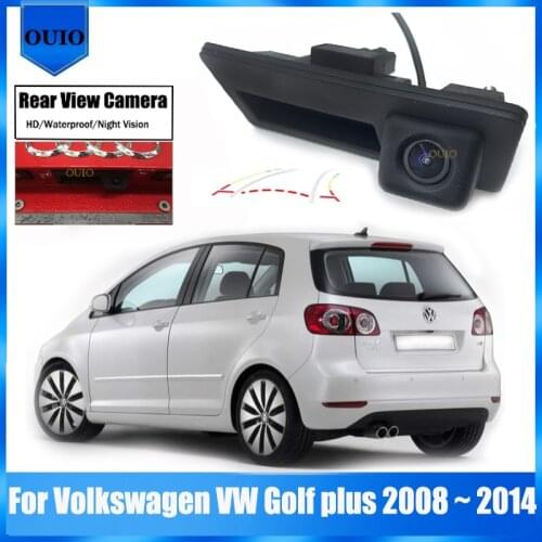 Original Factory Screen Input Rear Camera For Volkswagen VW Golf plus 2008 2009 ~ 2014 Trunk Handle Parking Reversing Camera