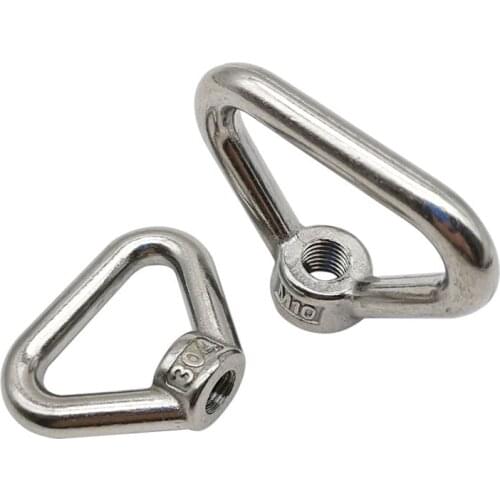 Lifting Eye Nuts Triangle Ring A2 Stainless Female Eye Bolts M8 M10 M12 M14-M24