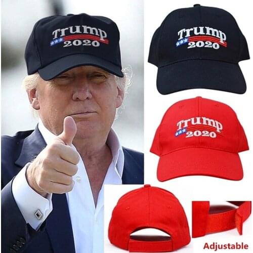 Trump 2020 Cap Soft Cotton USA Campaign Embroidered Baseball Hat Golf Cap Unisex