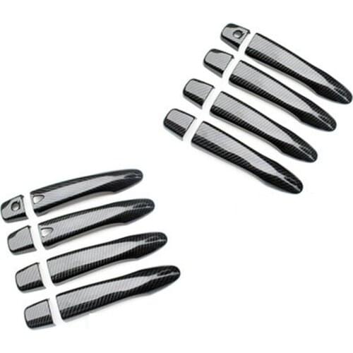 Carbon fiber ABS Door Handle Bowl Door handle Protective covering Cover Trim Car-styling For Nissan X-Trail T32 2014-2021