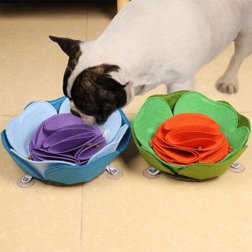 Pet Dog Slow Food Training Toys Dog Sniffing Training Flower Toy Interesting Puppy Product Pets Supplies