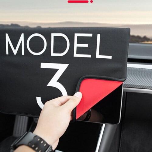 For Tesla Accessories Model 3 Navigation Touch Screen Cover Insulation Sleeve Center Console Display Cover Dustproof Protector