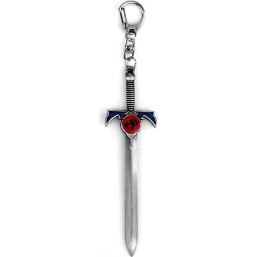 1 Colors New Hot Thundercats Sword Keychain 12cm length Deluxe Sword Of Omens Keyring for fans souvenirs