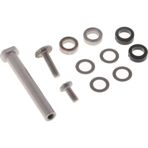 1 Set Fishing Reel Handle Knob Components Parts 5 x 8mm Reel Grip DIY Accessories with Bearings, Washers, Screw