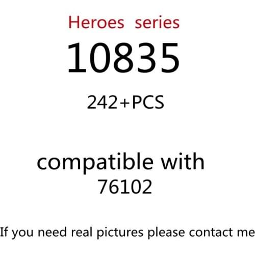 242PCS 10835 Building Block Toy Creative Series 76102 Pack Building Block Childrens Toy Gifts