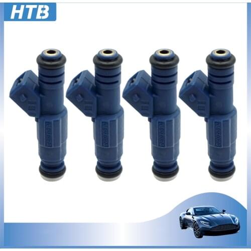 4pcs 0280155712 90487344 New Fuel Injector Nozzle For CADILLAC SAAB CATERA 9-5 900 2.5L V6 OPEL VECTRA 1.8T 2.0T