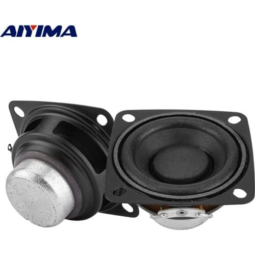 AIYIMA 2Pcs 2 Inch Full Range Speaker 4 Ohm 15W Audio Loudspeaker DIY Home Theater Sound Amplifier BT Speaker