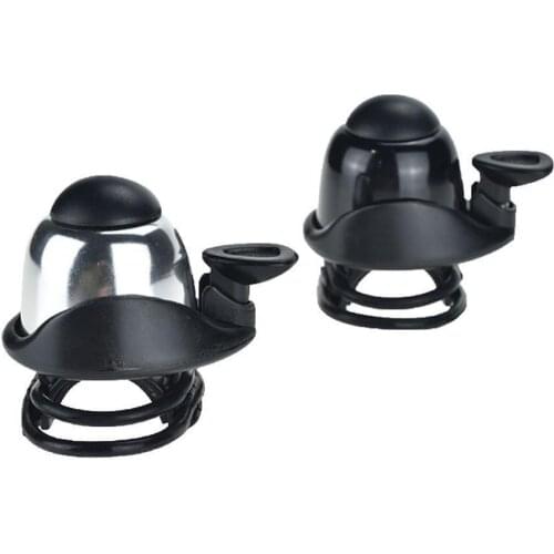 Bicycle accessories black silver handlebar ring horn bicycle bell alarm electric scooter mountain bike loud and clear