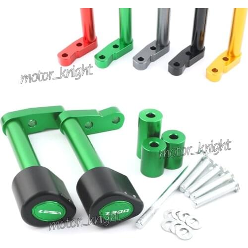 Motorcycle CNC Aluminum Frame Slider Crash Pad Falling Protection For Kawasaki Ninja 250 Ninja300 Z250 Z300 2013-2019