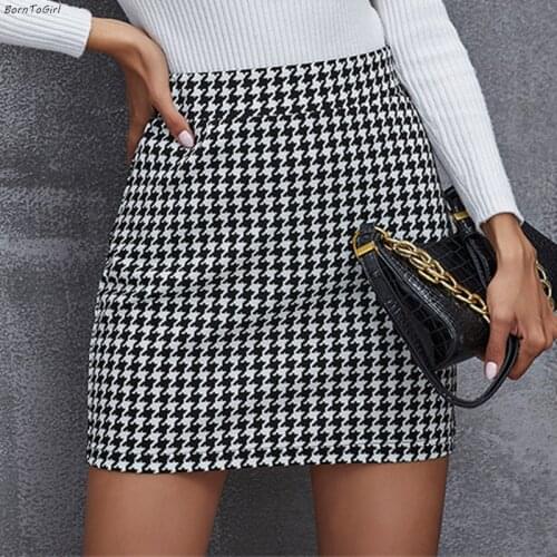 Женские осенние юбки BornToGirl China At AliExpress