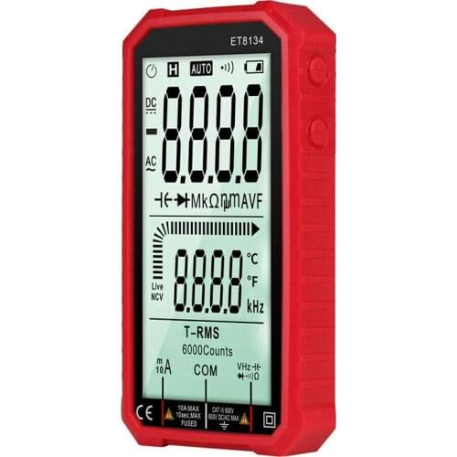 1pc LCD Full Screen Digital Multimeter For Circuit Detection AC/DC Voltage Current Resistance Capacitance Tester