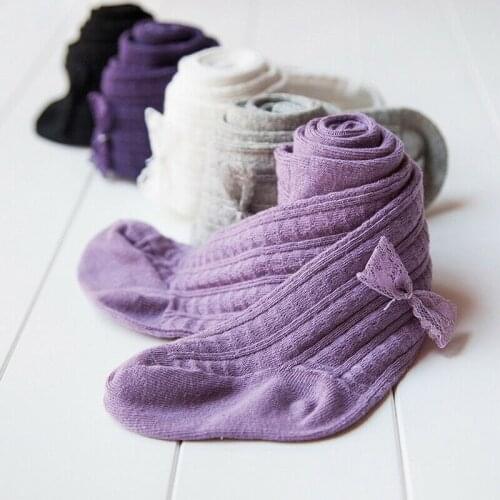 Baby Girl Toddler Kids Cotton Long Warm Tights Stocking Pantyhose Cotton Winter Autumn 0-6Year
