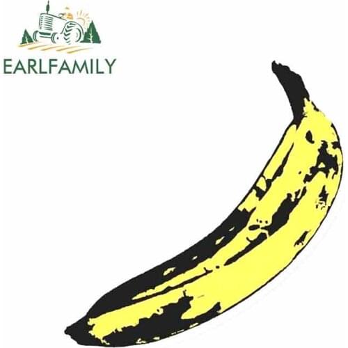 EARLFAMILY 13cm x 12.7cm For Banana Anime Wrap Sticker Vinyl Decal Sticker Car Truck Pinup Car Assessoires Personality Sticker