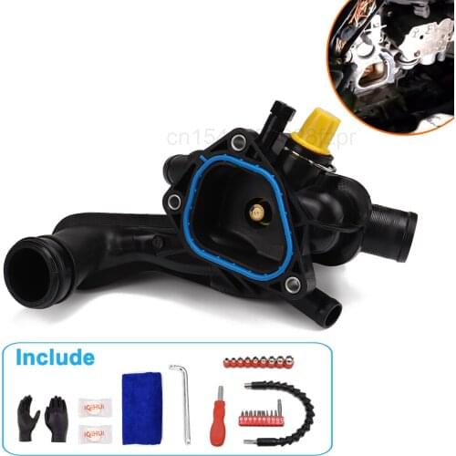 Hot Pin Thermostat Assembly / Thermostat Water Passage Assembly for Bmw 11537534521