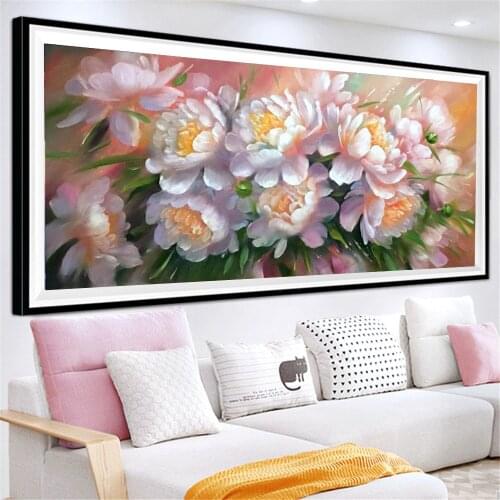 HUACAN 5d Diamond Painting DIY Flower Full Square/Round Drill Diamond Embroidery Cross Stitch Mosaic Picture Home Decor