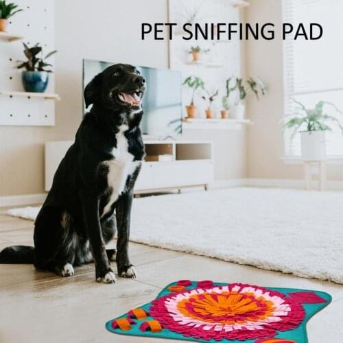 Pet Dog Food Slow Feeding Sniff Training Mat Interactive Cloth Blanket Cushion Blanket Play Toys Dog Mat For Slow food Puzzle
