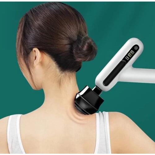 Massage Gun Mini Portable Deep Muscle Vibration Relief Pain Relax Massager USB Pocket Fascia Gun Electric Body Massager