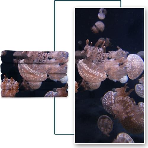 Microfine Factory Direct Microfiber Beach Towel Marine Pattern Printing Customization