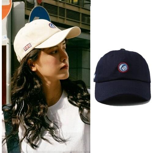 Cute Embroidery Womens Baseball Cap Snapback Mens Cap Kpop Hip-Hop Summer Hat Fluorescent Womens’ Hat Cotton Sun Hat BQM117