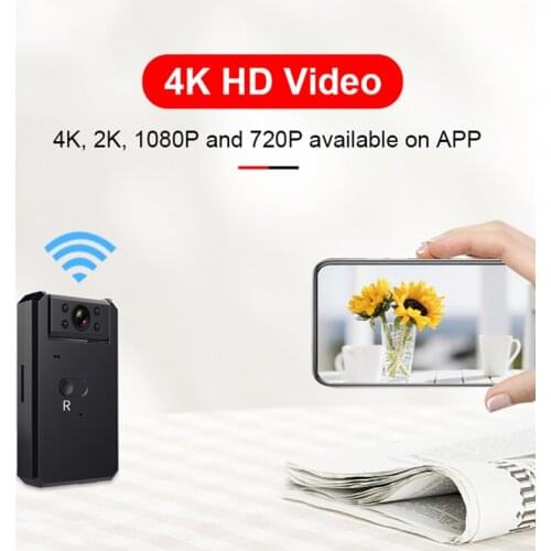 WiFi Mini Camera 1080P HD Wireless Remote Monitor 4K Camera Tiny IP Camera Video Recorder Micro Cam With Audio