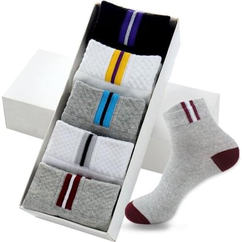 10 Pairs/lot Spring Summer Cotton Socks Boat Mesh Breathable Mens Short Ankle Socks High Quality Casual Sports Male Sokken Gift